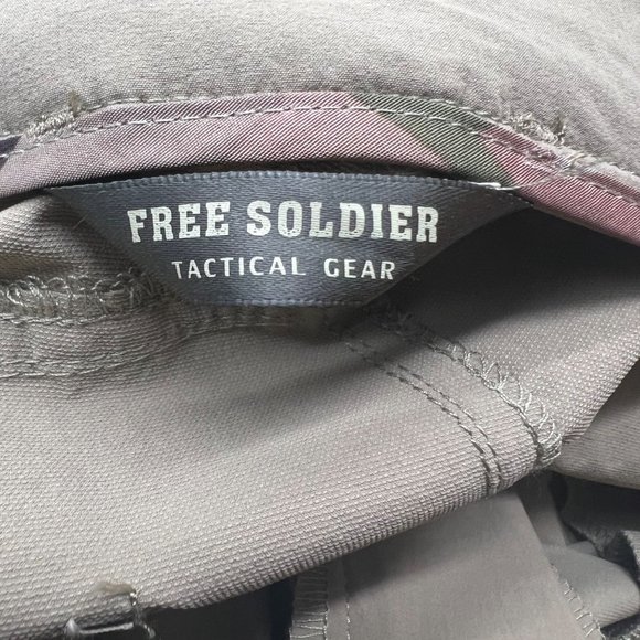 Free Soldier Tactical Gear Cargo Pants Mens 34 x 32 L Tan Stain Protection Mesh - Picture 9 of 16